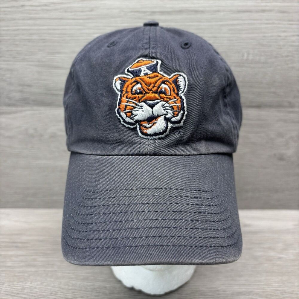 Vintage The Franchise Auburn Tigers Aubie Fitted Hat XL War Eagle Old Logo Navy
